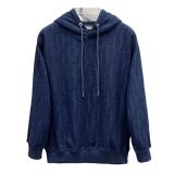 Dior 3D typography classic logo hoodie Blue 8.7