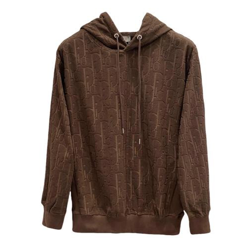 Dior 3D typography classic logo hoodie brown 8.7