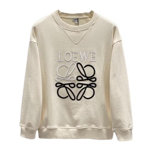 Loewe classic logo embroidered sweatshirt White 8.7