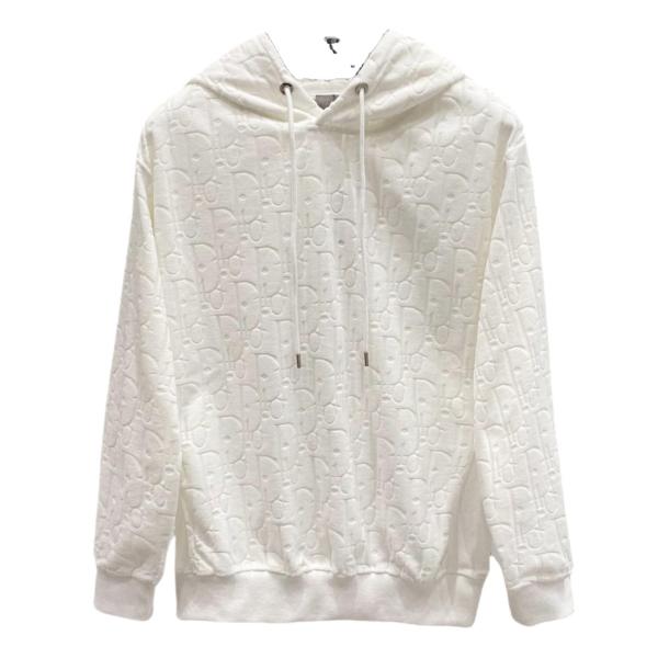 Dior 3D typography classic logo hoodie White 8.7