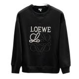 Loewe classic logo embroidered sweatshirt Black 8.7
