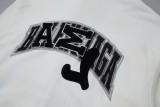 Balenciaga Manchester United Embroidery Heavy Washed Mud Dyed Zipper Hoodie White 8.14