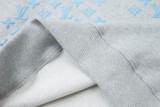 Louis vuitton gradient logo print crew neck long sleeve sweatshirt White 8.14