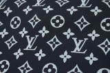 Louis vuitton fire cloud pattern round neck long sleeve sweatshirt Black 8.14