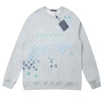 Louis vuitton gradient logo print crew neck long sleeve sweatshirt White 8.14