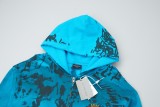 Balenciaga Hand-painted Manchester United embroidered logo Hoodie Blue 8.14