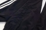 Balenciaga Contrast color patchwork long sleeve jacket Black 9.3