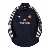 Balenciaga x Adidas Manchester United Button Shirt Black 9.3