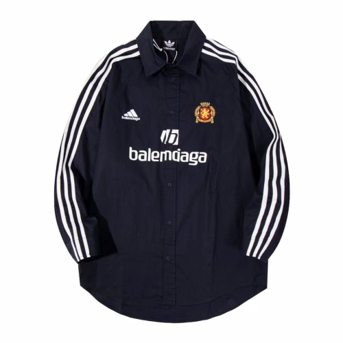 Balenciaga x Adidas Manchester United Button Shirt Black 9.3