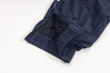Balenciaga Contrast color patchwork trousers Blue 9.3