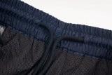 Balenciaga Contrast color patchwork trousers Blue 9.3