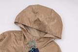 Louis Vuitton Classic pattern zipper Reversible Jacket Brow 9.3