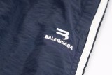 Balenciaga Contrast color patchwork trousers Blue 9.3