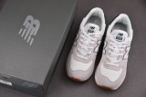 New Balance 574 White Green Gum