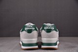 New Balance 574 White Green Gum