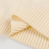 Gucci Red Hollow Collar Sweater