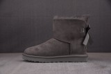 UGG Mini Bailey Bow II Boot Grey (Women's)