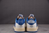 Jordan 1 Retro Low OG SP Fragment x Travis Scott Sail Military Blue