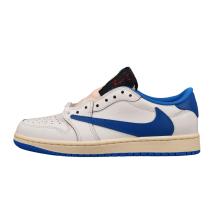 Jordan 1 Retro Low OG SP Fragment x Travis Scott Sail Military Blue