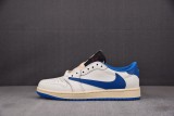 Jordan 1 Retro Low OG SP Fragment x Travis Scott Sail Military Blue