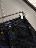 Louis Vuitton 25SS washed plaid denim trousers 01.03