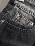 Balenciaga Heavy Wash Gradient Denim Trousers Black 01.03