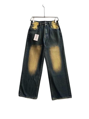 Balenciaga Heavy Wash Gradient Denim Trousers Blue 01.03