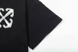 OFF-WHITE Charizard LOGO printed short-sleeved T-shirt Black 01.13