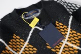 Louis Vuitton Checkered contrast long-sleeved sweater 01.13