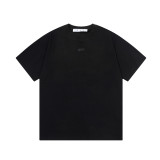 OFF-WHITE Moon's Back LOGO Printed Short Sleeve T-Shirt Black 01.13