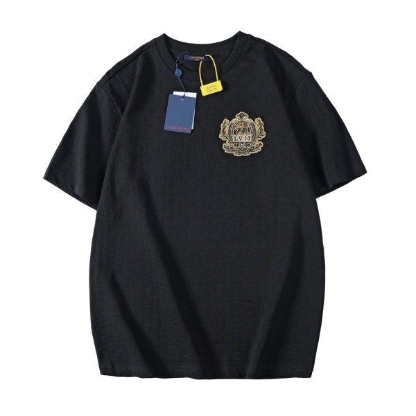 Louis Vuitton Westminster dog embroidered logo short-sleeved T-shirt 01.13