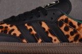 adidas Samba OG Black Green Leopard