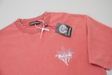 Chrome Hearts 24ss Lightning Diamond Short Sleeve T-shirt Orange 25306