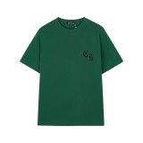 Chrome Hearts 24ss printed diamond horseshoe short-sleeved T-shirt Green 25306