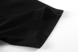 Chrome Hearts 24ss embroidered patch horseshoe short-sleeved T-shirt Black 25306