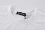 Chrome Hearts 24ss embroidered patch horseshoe short-sleeved T-shirt White 25306