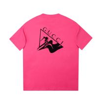 Gucci 24ss surf print short-sleeved T-shirt Pink 25306