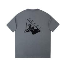 Gucci 24ss surf print short-sleeved T-shirt Grey 25306