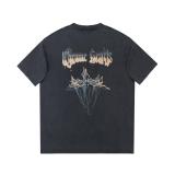 Chrome Hearts 24ss Lightning Diamond Short Sleeve T-shirt Black 25306