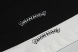 Chrome collar Sanskrit logo pocket short sleeve T-shirt White 25313