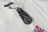 Chrome Hearts Early Spring New Cross Foam Short Sleeve T-shirt White 25313