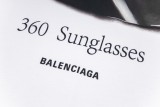 Balenciaga Sunglasses Print Short Sleeve T-shirt White 25313