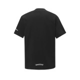 Chrome collar Sanskrit logo pocket short sleeve T-shirt Black 25313