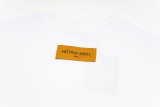 Louis Vuitton hand-painted smiley face print short-sleeved T-shirt White 25320