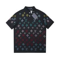 Louis Vuitton Colorful rhinestone lapel short-sleeved shirt 25327