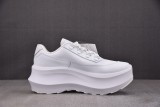 CDG x SALOMON SR811 Leather Platform White