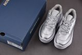CDG x SALOMON SR811 Leather Platform Silver