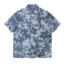 Louis Vuitton Sottfrunk jacquard denim short-sleeved shirt 25327