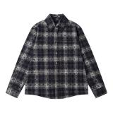 Chrome Hearts Paisley Cross Print Long Sleeve Shirt 25403
