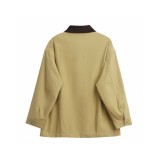 Prada fur collar work jacket 25403